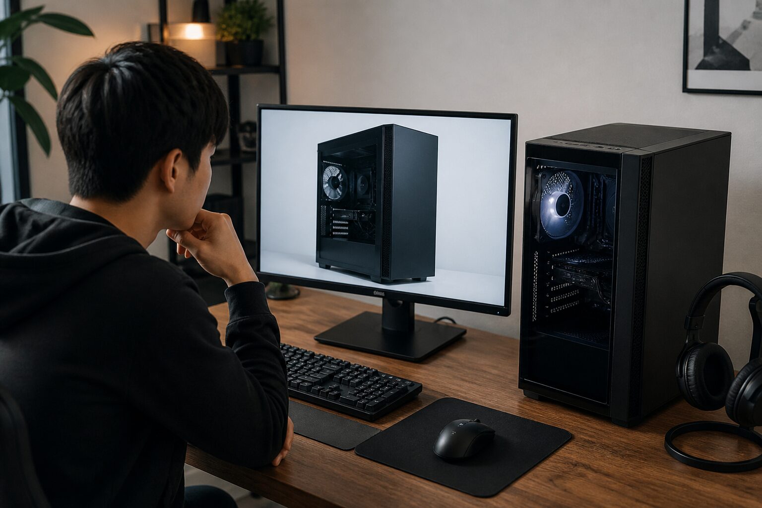 低価格ゲーミングPCを検討しているイメージ画像
